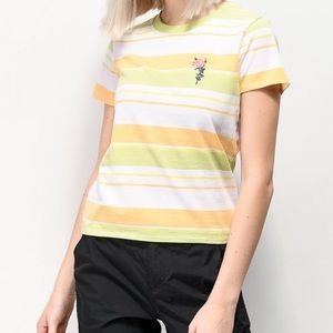 BSR Samii Ryan Let Me Go T-Shirt Mint Stripe Size Medium